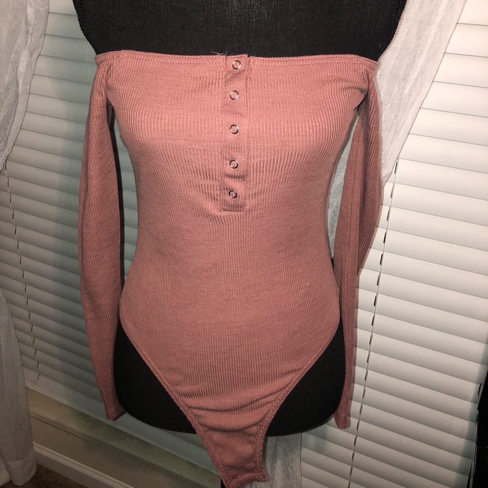 Button down body suit